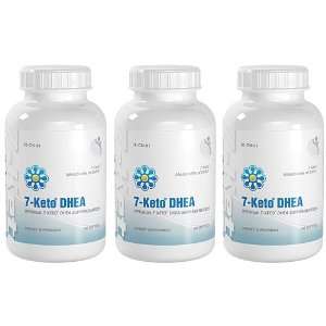 Keto DHEA Dehydroepiandrosterone DHEA 25 Mg 180 Softgels 3 Bottles