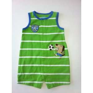   : Child of Mine Romper   Green   0 3 Months   Cool Baby Clothes: Baby