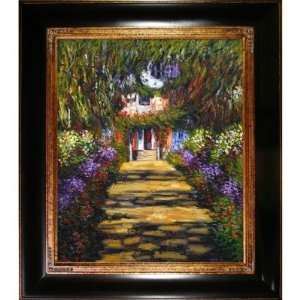   Art Monet, Garden Path at Giverny   29W x 33H in 