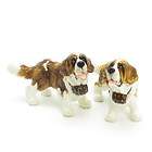 HANDMADE SAINT BERNARD SALT PEPPER SHAKER CERAMIC GIFTS