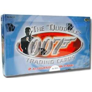  James Bond the Quotable Trading Card Box: Toys & Games