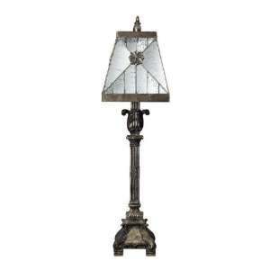  Mirrored Shade Newark Bronze Buffet Lamp 93 19234: Home 