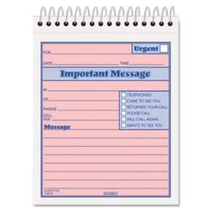  TOPS 4010   Telephone Message Book with Fax/Mobile Section 