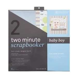   12 Inch x12 Inch Page Kit   Baby Boy Arts, Crafts & Sewing