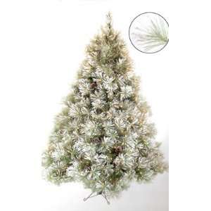  7 1/2 Snowy Yukon Pine Christmas Tree: Home & Kitchen