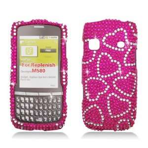   M580 [Sprint, Boost Mobile] (Hearts   Pink) Cell Phones & Accessories