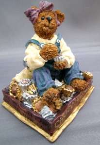 Boyds Bearstones FANNIE SWEETCHEEKS..Never Enough MIB  