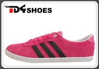 Adidas QT Court Neo Bloom Black New 2012 Womens Cute Casual Shoes 