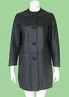 Vintage Clothing 60s Mod CABRELLA Black Vinyl Coat