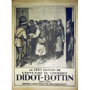  Advert Didot Bottin Military Soldiers French Print 1917 