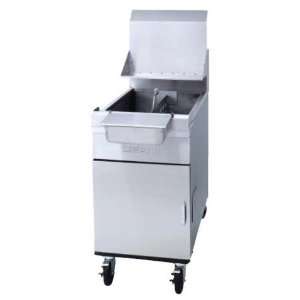  Dean 2424G 90 Lb Gas Flat Bottom Fryer