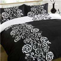 Knightsbridge Black & White Duvet Set