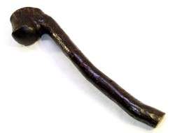 Great Antique Irish Blackthorn Shillelagh Cudgel Carved Shamrock C 