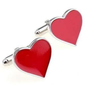  Love Heart Cufflinks (With Gift Box): Everything Else