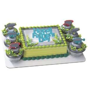  Fathers Day & Fish Cake Topper Set: Kitchen & Dining