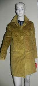 Missoni for Target Womens Green Corduroy Trench Jacket Coat XL  