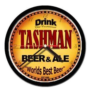  TASHMAN beer and ale cerveza wall clock 