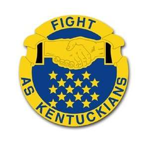 United States Army Kentucky State Area Command Unit Crest Patch Decal 