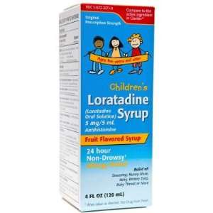  Taro  Loratadine Child Os 5mg/5ml, Fruit Flavor, 4floz 