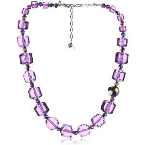 TARINA TARANTINO Starchild Purple Lucite Beaded Necklace
