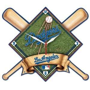    MLB Los Angeles Dodgers High Definition Clock: Home & Kitchen