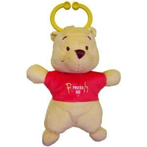   Pooh Mini 6 Inch Plush Light up Musical Baby Toy   Pooh: Toys & Games