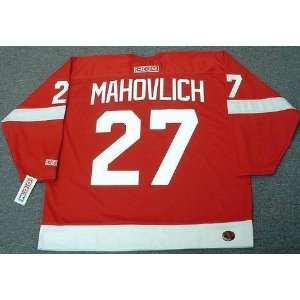  FRANK MAHOVLICH Detroit Red Wings 1960s CCM Throwback NHL 