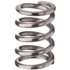  Spring, 302 Stainless Steel, Inch, 0.3 OD, 0.04 Wire Size, 0.532 