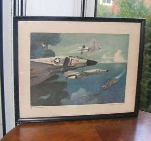 Org. Robert McCall 60’s Print McDonnell F4 H Phantom II  