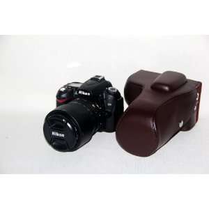    Dslr Camera Case for Nikon D90 18 105 VR Lens Brown