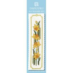   Heritage Daffodils Counted Cross Stitch Bookmark Kit: Toys & Games