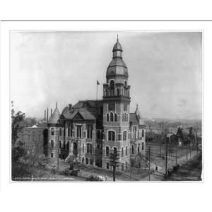 Historic Print (M): Pulaski County Court House, Little Rock, Ark 