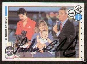 Parker Bohn III signed autograph 1990 Kingpins PBA Card  