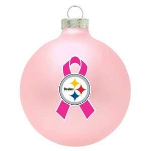  Steelers Breast Cancer Awareness Pink Ornament