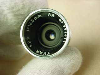   5mm AR LENS KERN PALLARD for BOLEX 8mm MOVIE CAMERA 76783016996  