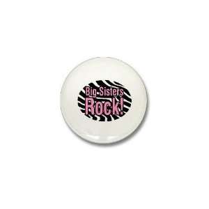  Big Sisters Rock Family Mini Button by  Patio 