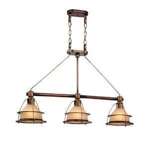  Troy Lighting F2053SBZ Bristol Bay Sunset Bronze Island 