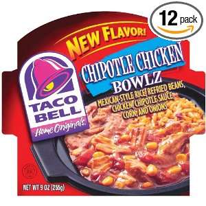 Taco Bell Chicken Chipotle Bowl, 9 Ounce: Grocery & Gourmet Food