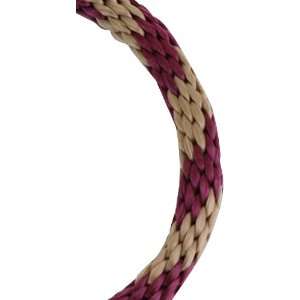   5070645 5/8 by 140 Feet Solid Braid Rope, Maroon/Tan: Home Improvement