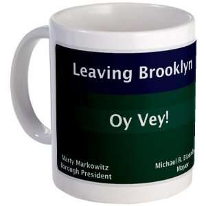  Leaving Brooklyn Funny Mug by CafePress: Kitchen & Dining