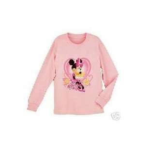  Disney Store Minnie Mouse Long Sleeve T Shirt Small 