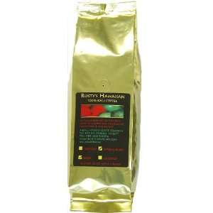  Rustys Hawaiian 100% Kau Coffee   Dark Roast   8 oz 