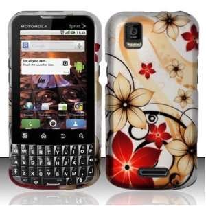   Rubberized Red Flowers Design Snap on Protector Case: Everything Else