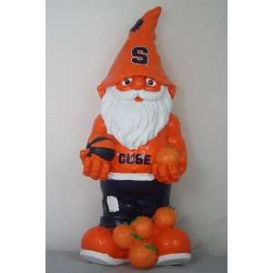 Syracuse Orange Thematic 11 inch Garden Gnome (Quantity of 1)