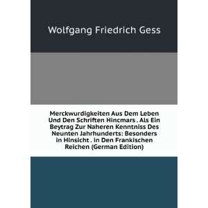   Frankischen Reichen (German Edition): Wolfgang Friedrich Gess: Books