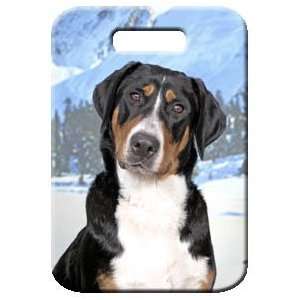  Set of 2 Greater Swiss Mountain Dog Luggage Tags 