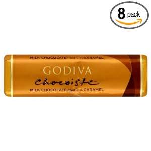 Godiva Milk Chocolate Caramel Bar, 1.5000 ounces (Pack of 8)  