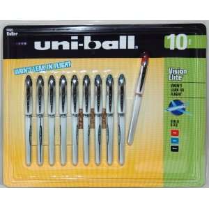    Uni ball Roller Vision Elite Bold 0.8 mm   10 Pens