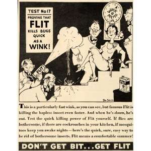   Flit Bug Spray Dr Seuss Insects   Original Print Ad: Home & Kitchen