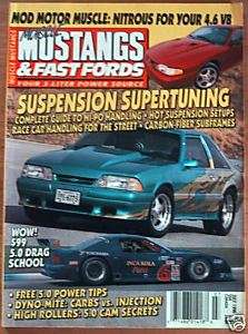 MUSCLE MUSTANGS & FAST FORDS 1996 JULY   SUSPENSIONS  